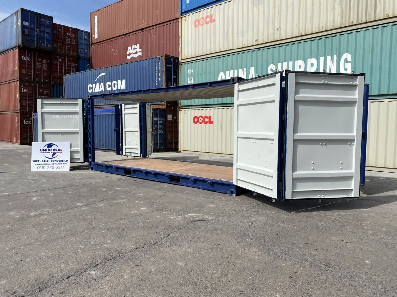 Container Top Access Full Side Access Containers