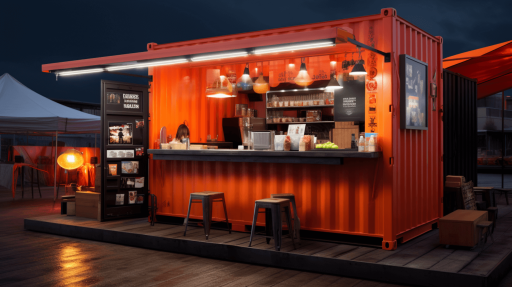 Shipping Container Restuarants, Pop-Up Restaurants