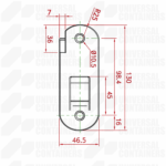 Retainer Plate - Flat lever
