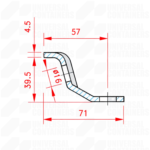 Retainer Catch - Forged Lever