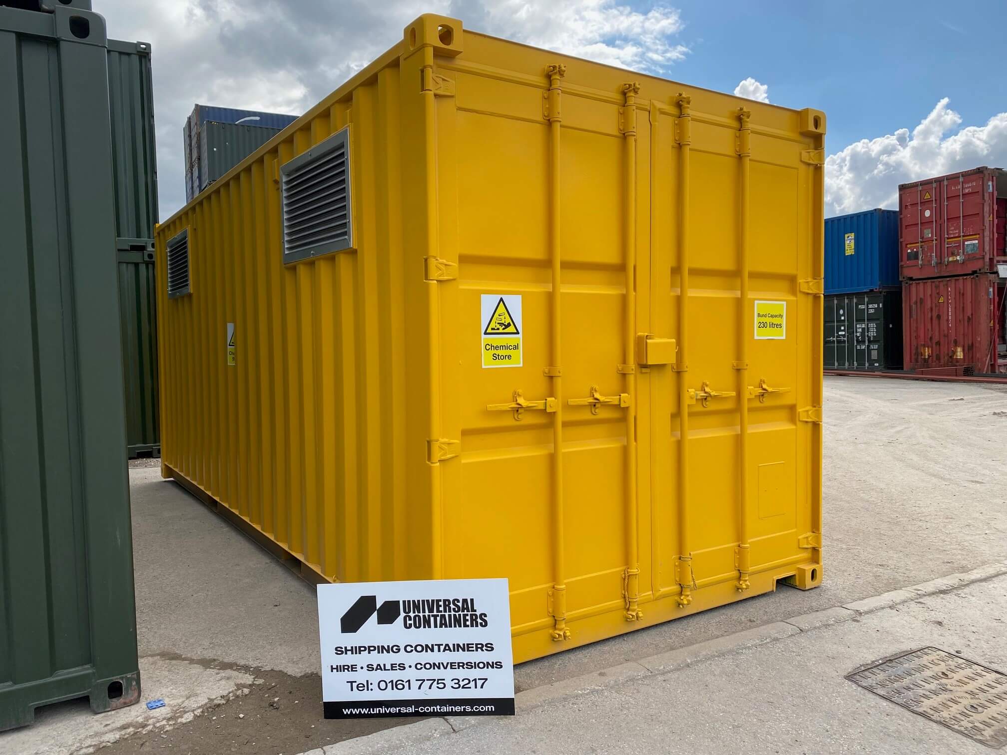 Case Study: Chemical Store Shipping Container Conversion