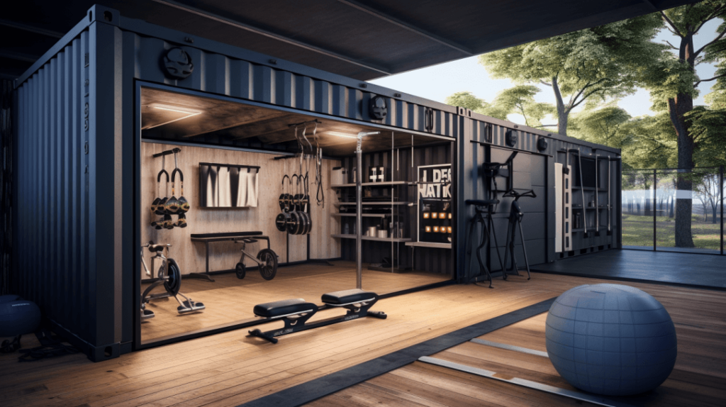 Home discount gym container