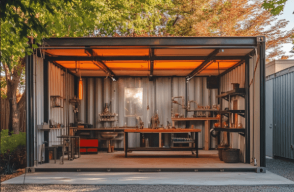 9 Shipping Container Workshop Design Ideas