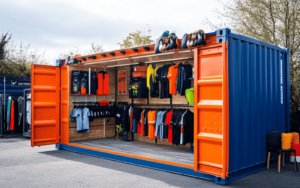 retail container selling clothes