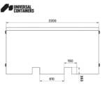 7T RED Container Ramp SWL6,000kg