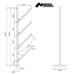 4-Tier Pipe Racking Bracket