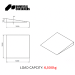 Small Black 6.5T ramp - Drawing
