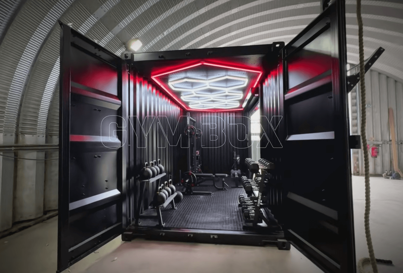 20ft Fully Kitted Gym Container