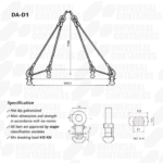 Container Lifting Lug for Top Lifting DA-D1