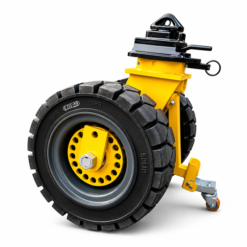 Shipping Container Double Caster Wheels