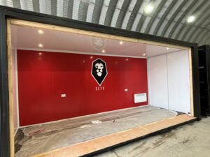 Case Study: Branded Container Gym for Salford City FC