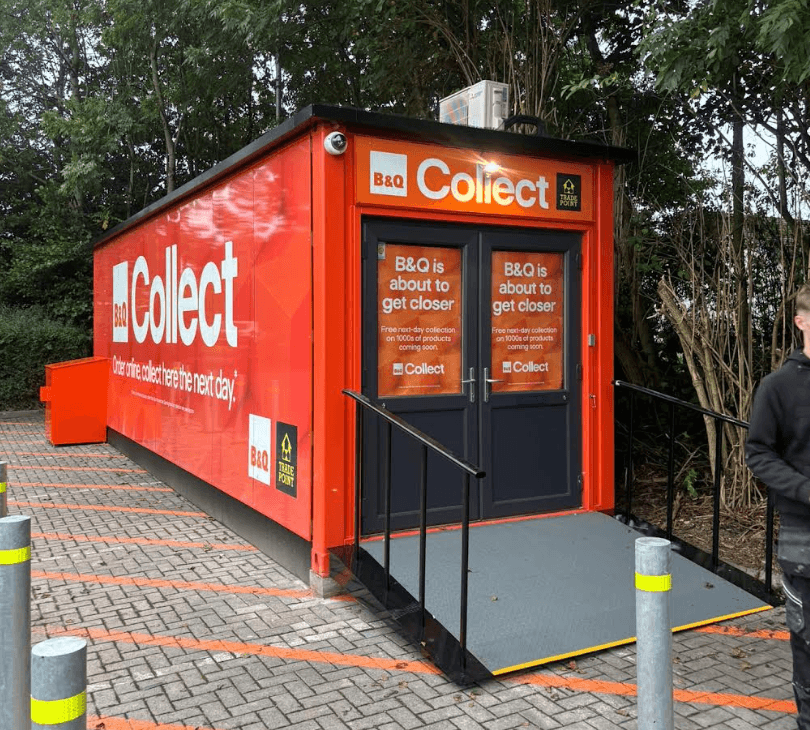Case Study: B&Q Click & Collect Container Conversion for Tesco Car Parks